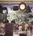 Procession of the Middle King south wall Benozzo Gozzoli